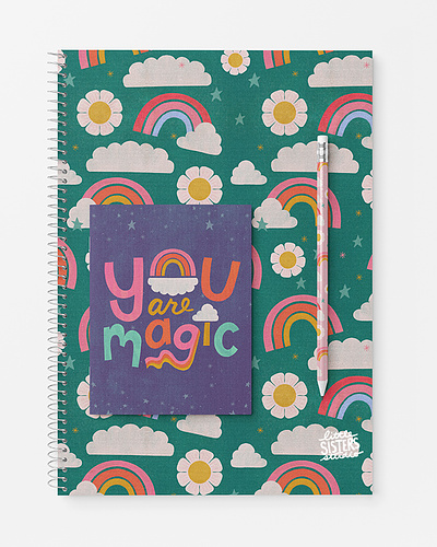 You are Magic Surface Design lettering magic pattern rainbow surface design typography