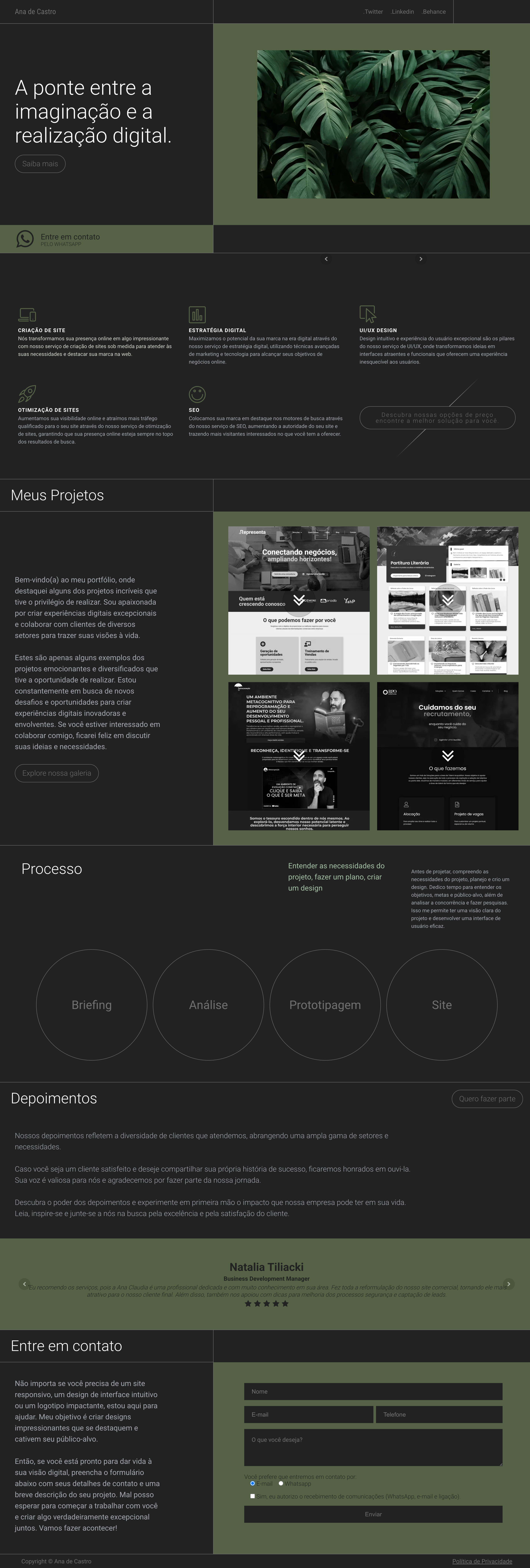 Web Designer Portfolio design elementor site ui web design web design wordpress web site web site wordpress website website elementor wordpress