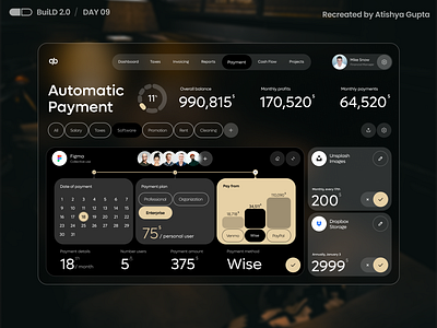 Day 09 / Finance Service Management branding design spatial ui ui user experience ux ux design vision pro