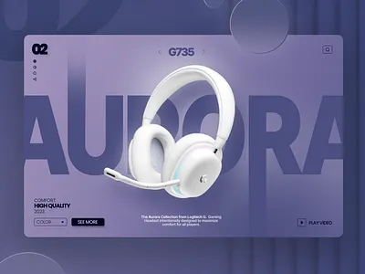 #Exploration - Hero Web design header purple ui ux web design