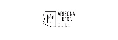 Arizona Hikers Guide Logo graphic design logo