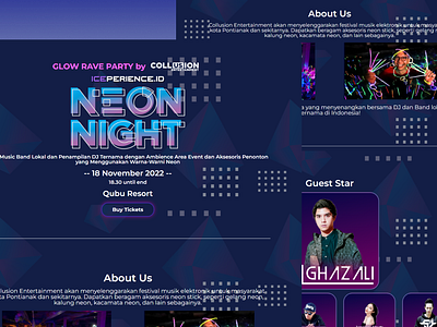 Music Event Website Design design inspiration. event website music even web design music event music event website
