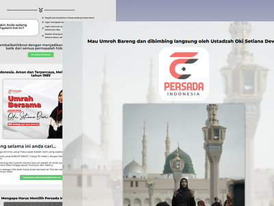 Umroh Website Design design inspiration. umrah web design