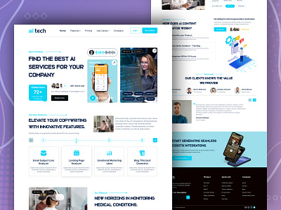 AI Chatbot website Landing page Design ai artificial intelligence bot chat chat app ui chat bot app ui chatbot chatgpt chatting design design gpt graphic design landing page logo openai ui ux web design