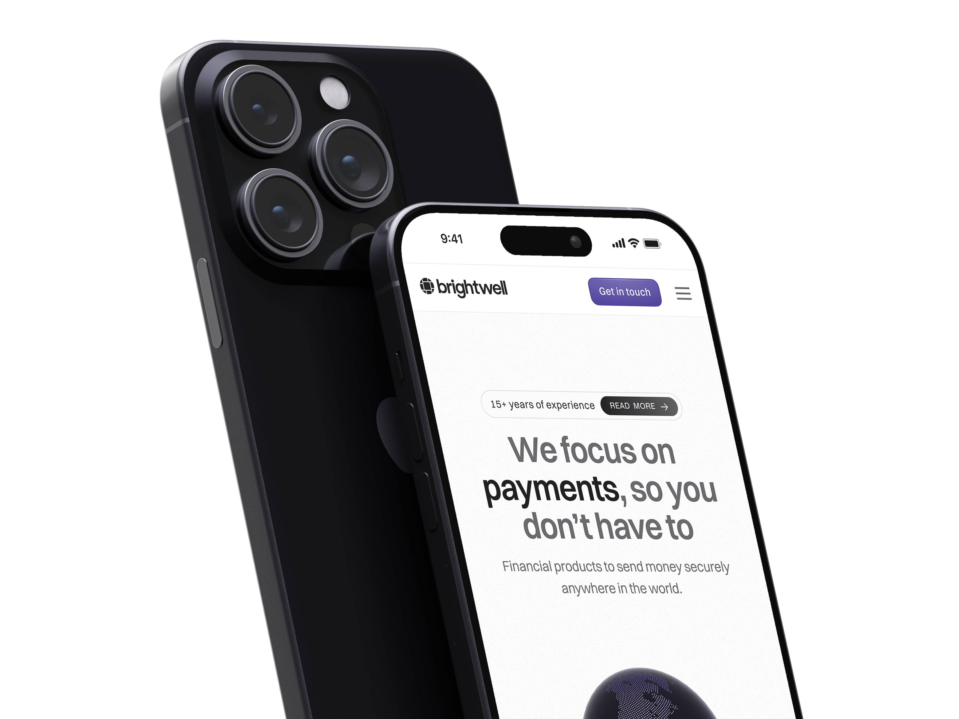 Fintech landing page apple bank clean design fintech interface iphone 15 landing minimal mobile modern page payment phone product ui user interface ux website