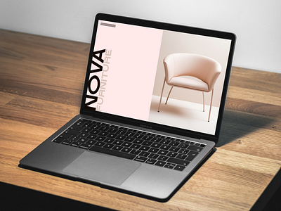 NOVA Architecture Website Concept design landing minimalism screen ui webdesign