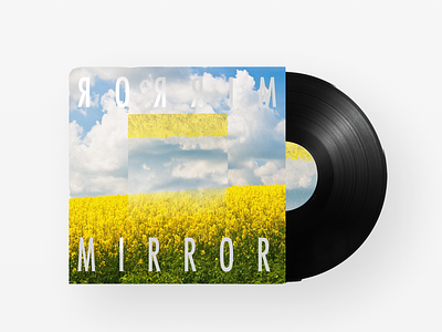 Mirror Album Cover album cover art album cover design graphic design photo manipulation record art