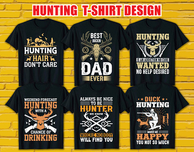 Hunting T Shirt Design bestshirt dad design dog hunt hunting illustration mockup mountine pod print shirt shirts template tshirt tshirtdesign tshirts vector