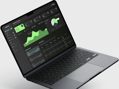 Logistic Management Dashboard UX-UI-Dark analytics clean dashboard data datavisualization design logistic minimal productdesign smooth transport ui userexperience userinterface userreasearch ux webapp website