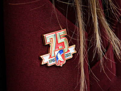 75th anniversary of Russian hockey 75 anniversary birhday hockey ice hockey logo sport sportbranding sportlogo sports