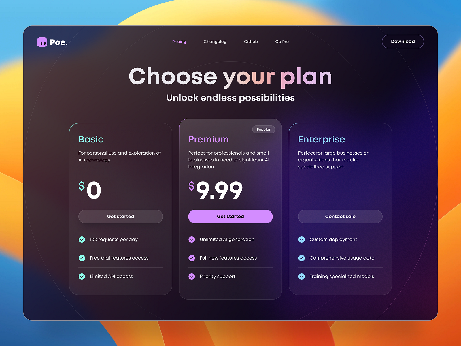 Pricing For Poe Landing Page By Tran Mau Tri Tam On Dribbble pricing-for-poe-landing-page-by-tran-mau-tri-tam-on-dribbble