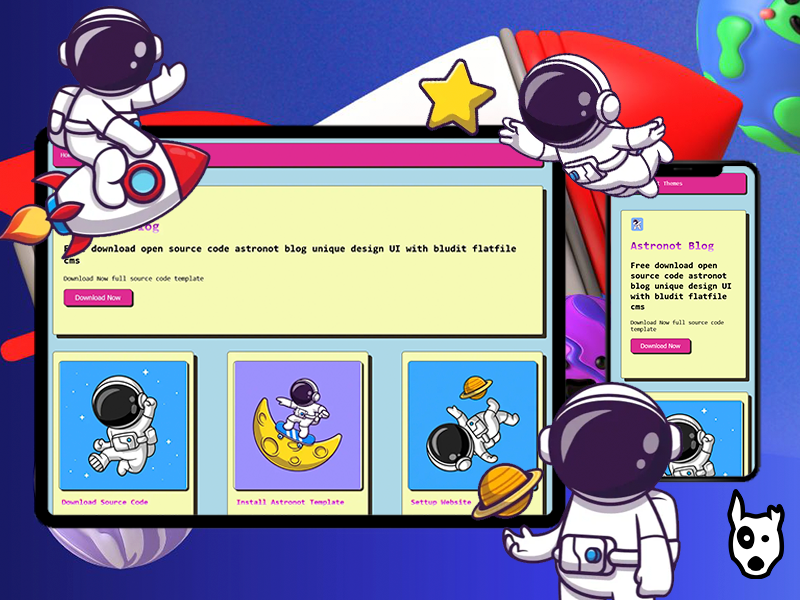 Astronot Web blog blog template blog themes web web design webdesign website website concept website design website template website themes