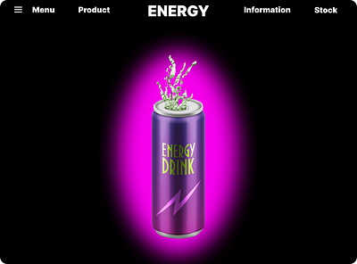 Animated design layout on energy design illustration ui ux