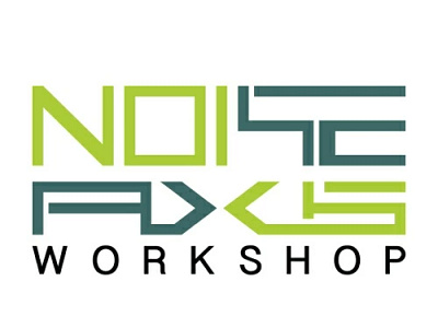 NOISE AXIS Workshop logo. brand logo logodesign typographiclogo