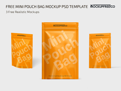 Free Mini Pouch Bag Mockup PSD Template bag bags design free mini pouch mock up mock ups mockup mockups package packaging photoshop pouch product psd template templates