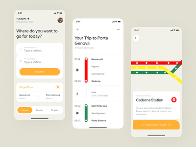 Metrópoli - Subway Train Mobile App app booking booking app clean design metro mobile mobile app public transport public transport app subway ticket ticket booking train train app train booking transport app travel ui ui design