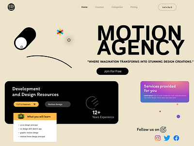 Discover this new Landing Page Design agency app app design application application design design design idea easy design easy design idea landing landing page landing page design ui ui design uiux ux ux design web website website design