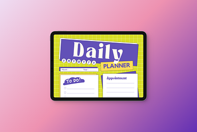 Daily Planner Activity branding canva canvatemplate design design graphic v graphic design planned