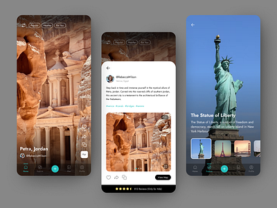 Travel App app clean design inspiration minimal mobiileapp travel travelapp ui uiux userinterface ux