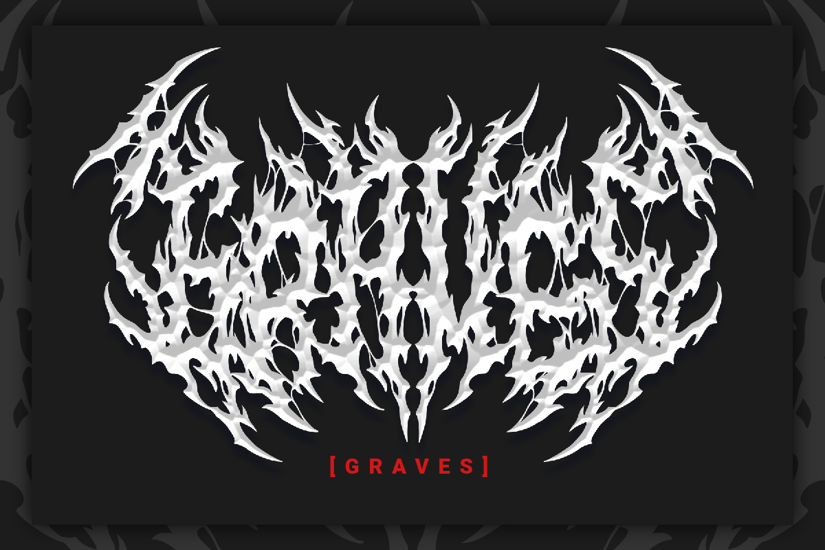 Death Metal Lettering black letter branding death metal death metal logo design display font font design ghost graphic design illustration lettering lettering logo logo logo design metal band design metal band logo tshirt design typography