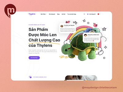 Thylens // Website design a day diypattern graphic design maydesign thietkecotam ui ux uxui webdesign website