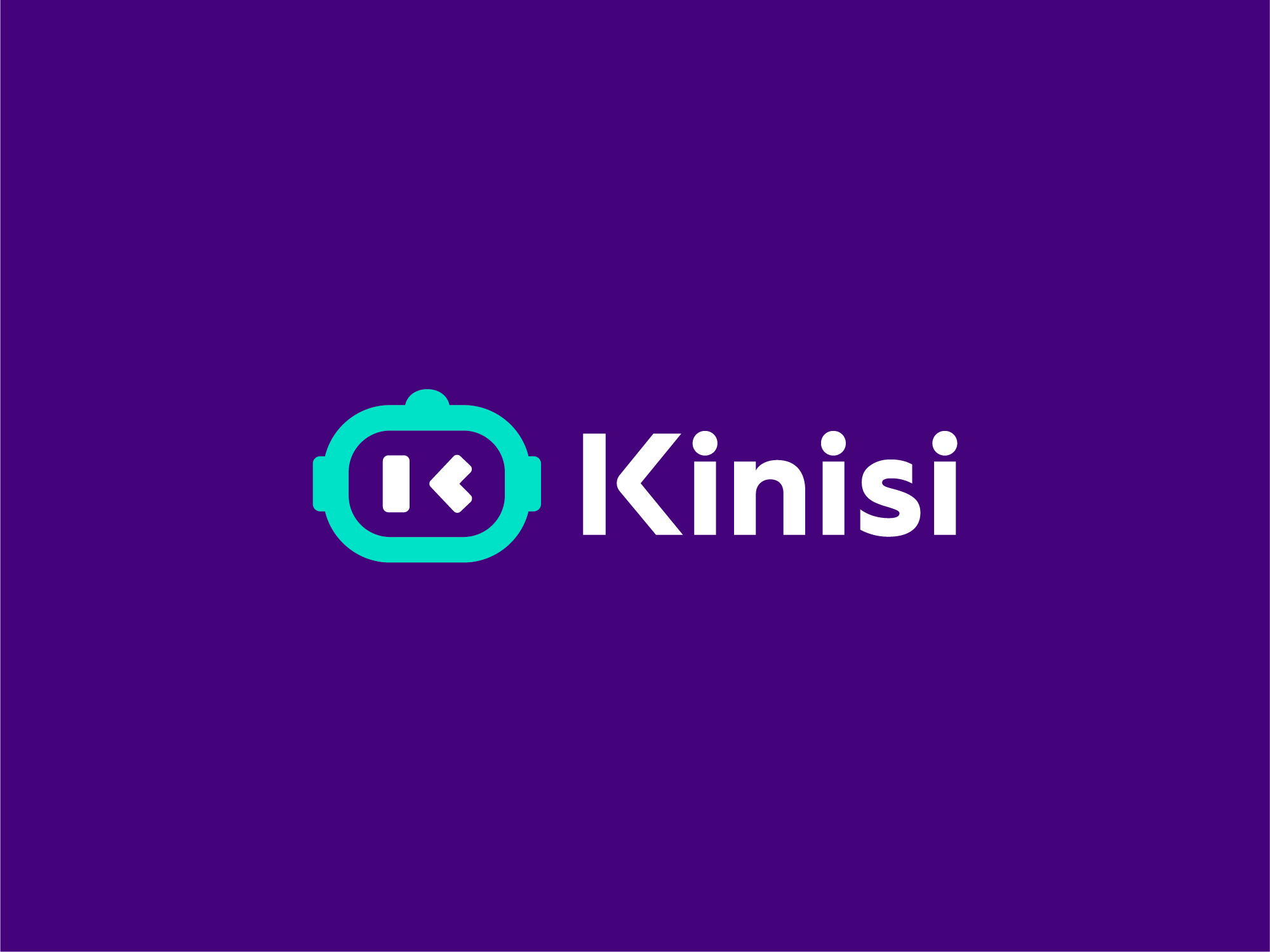 Kinisi Robotics abstract branding character concept double meaning face k k letter letter lettermark logo pictorial robot robotics roxana niculescu simple