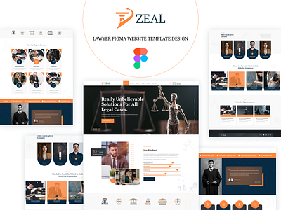 ZEAL-Lawyer Website Design: Landing Page / Home Page design agency branding cleaning corporates design graphic design illustration ui ux