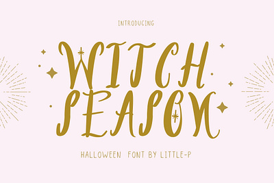 Witch Season Font font font design handwritten font