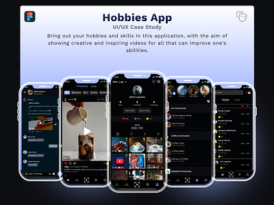 Hobbies App UI/UX Case Study app entertainment app figma figma design hobbies hobbies app hobbies mobile app hobby app mobile app ui uiux uiux inspiration uix user experience user interface user research ux