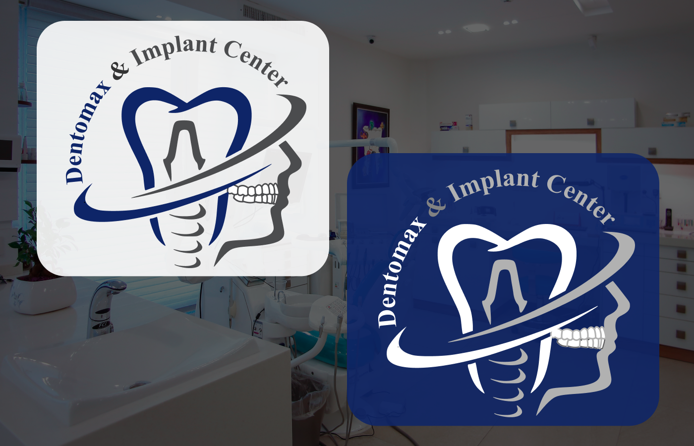 Dental dentomax and implant center Logo branding center dental dental care dental care clinic dental care logo dentomax graphic design implant logo motion graphics treatment ui
