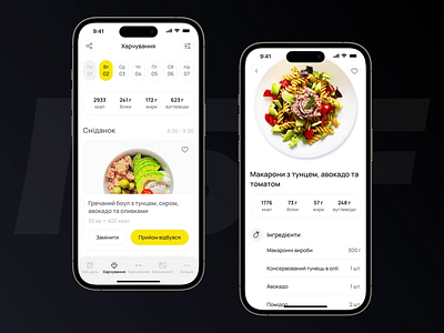 Fitness Mobile Application Nutrition, Water balance animation application design dish page fitness app meal application mobile mobile application motion graphics nutrition app sport ui ux water balance web wellness workout