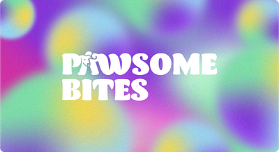 Pawsome Bites / Logo Design brand identity branding design graphic design logo logo design typography
