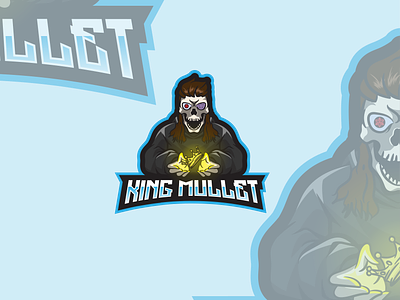 King Mullet Gaming Logo branding clean design gaming graphic design illustration logo vector