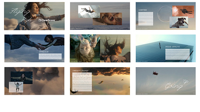 CLEARSCORE TREATMENT advertising graphic design image research indesign pitch deck presentation treatment