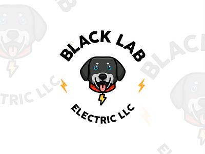 Black Lab Electric LLC Logo branding clean design graphic design illustration logo minimal vector