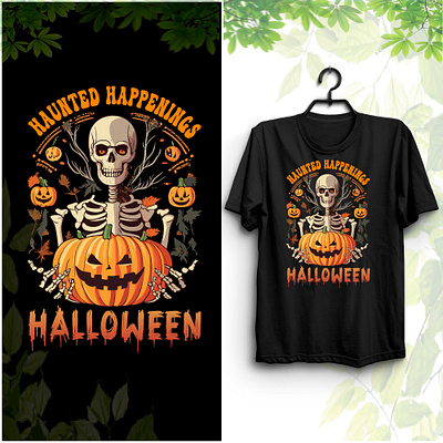 Halloween T-Shirt Design 👈 brand branding business color company design graphic design illustration logo typography ui ux vector web white space