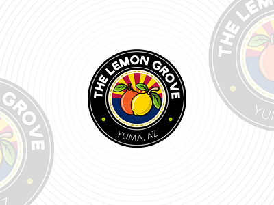 The Lemon Grove Logo branding clean design flat graphic design illustration logo minimal