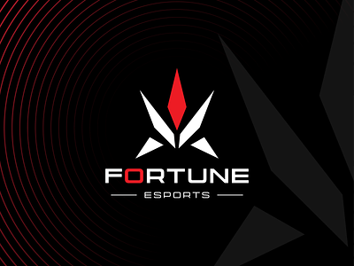 Fortune Esports Logo branding clean design esport gaming graphic design logo minimal vector