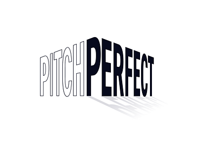 Pitch perfect presentation branding corporate marketing design graphic design illustration internal marketing logo vector visual identity
