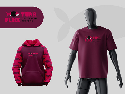 Brand identity for tuna restaurant branding graphic design identity logo restaurant tuna uniform