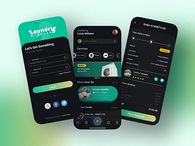 Laundry Service App Design👕 app design app development app ui cleaning clothes dry cleaning ironing laundromat laundry laundry app laundry mobile app laundry service laundry service app mobile app ui design ui ux design user interface washing washing app