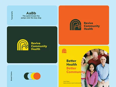 Health Community Brand Identity brand identity branding colorpalette community logo corporate branding graphic design health community logo health logo healthcare branding healthcare design healthcare designer healthcare icon healthcare website healthcareui medical logo ngo branding subratadesign ui wellness logo
