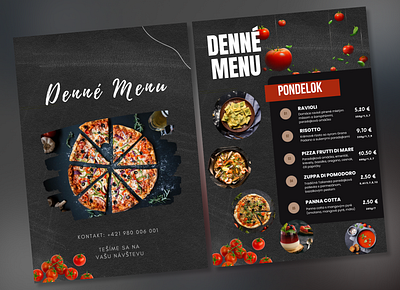 Pricing list for Pizza 3d black branding cute dark design food graphic design illustration logo menu pizza price restaurant ui website