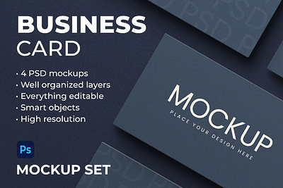 Business card mockup branding business card card identity mockup template