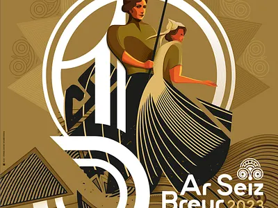 Ar Seiz Breur bretagne design france graphic design illustration poster vector