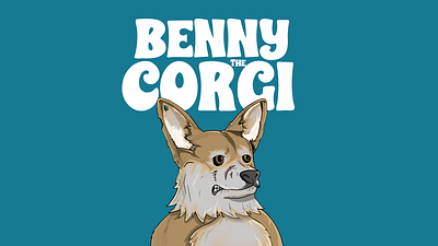 Benny the Corgi character design crypto crypto art design graphic design illustration illustrator nft nft art nft artist ui