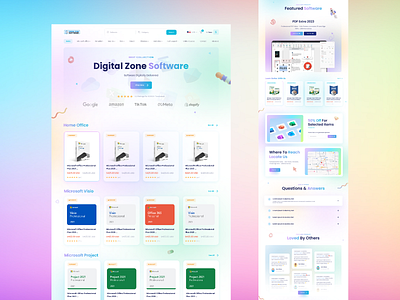 Software Store app branding commerce design digital e commerce graphic design illustration logo platform selling service software store ui ux web