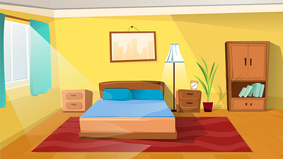 Cartoon Bedroom Background background bed bedroom cartoon background cartoon bedroom room