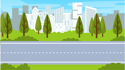 Cartoon City Road Background background cartoon city cityscape free download illustration road urban