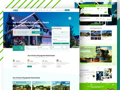 Exploring a Real estate Web Design Concept design graphic design real estate uiux web website xd design